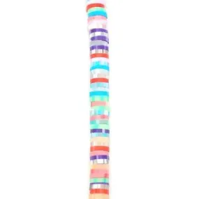 4mm Vinyl/Vulcanite Heishi Beads - Mixed Colors (Rainbow Flower)