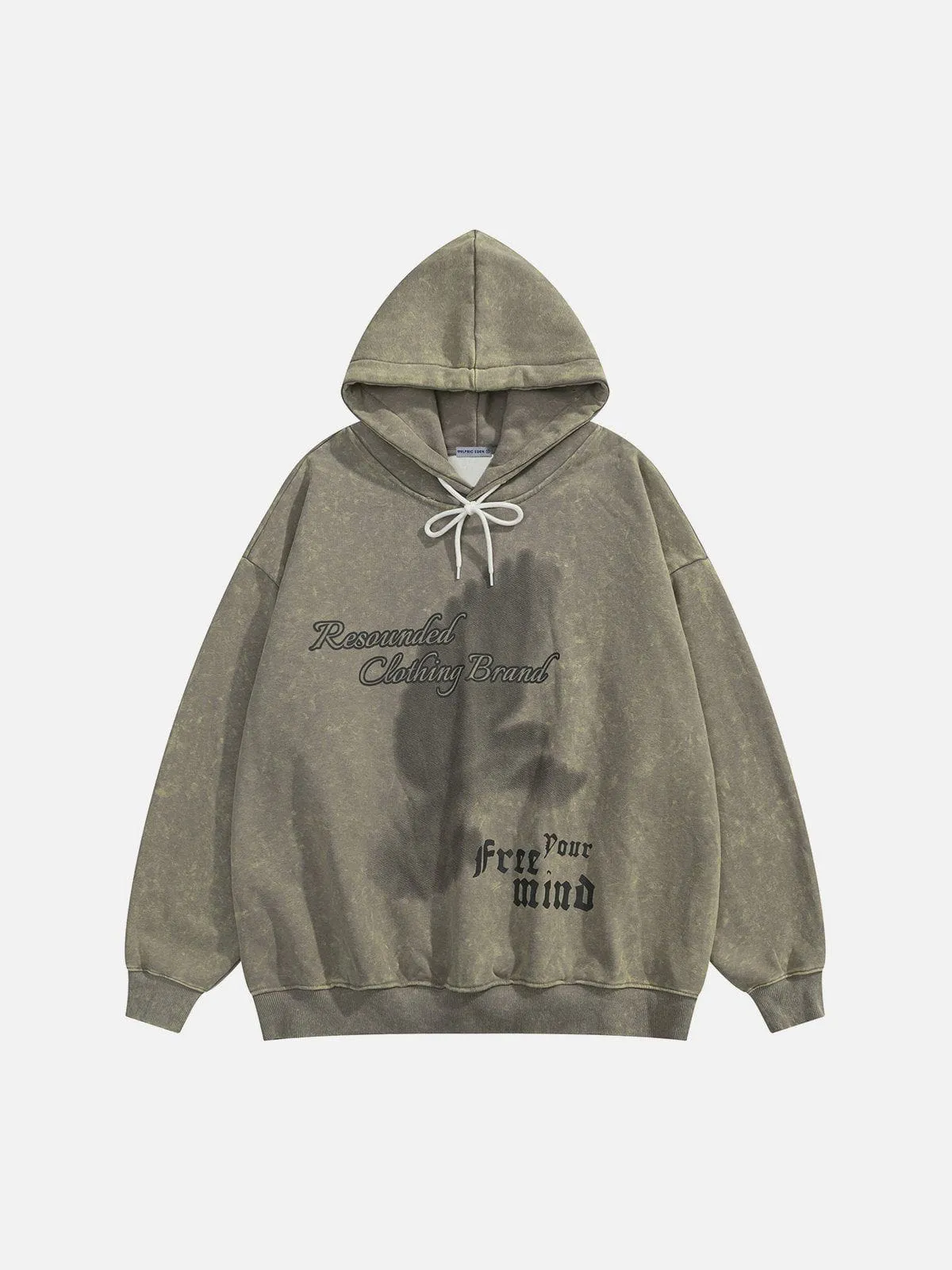Aelfric Eden Washed Blurring Dove Pullover Hoodie