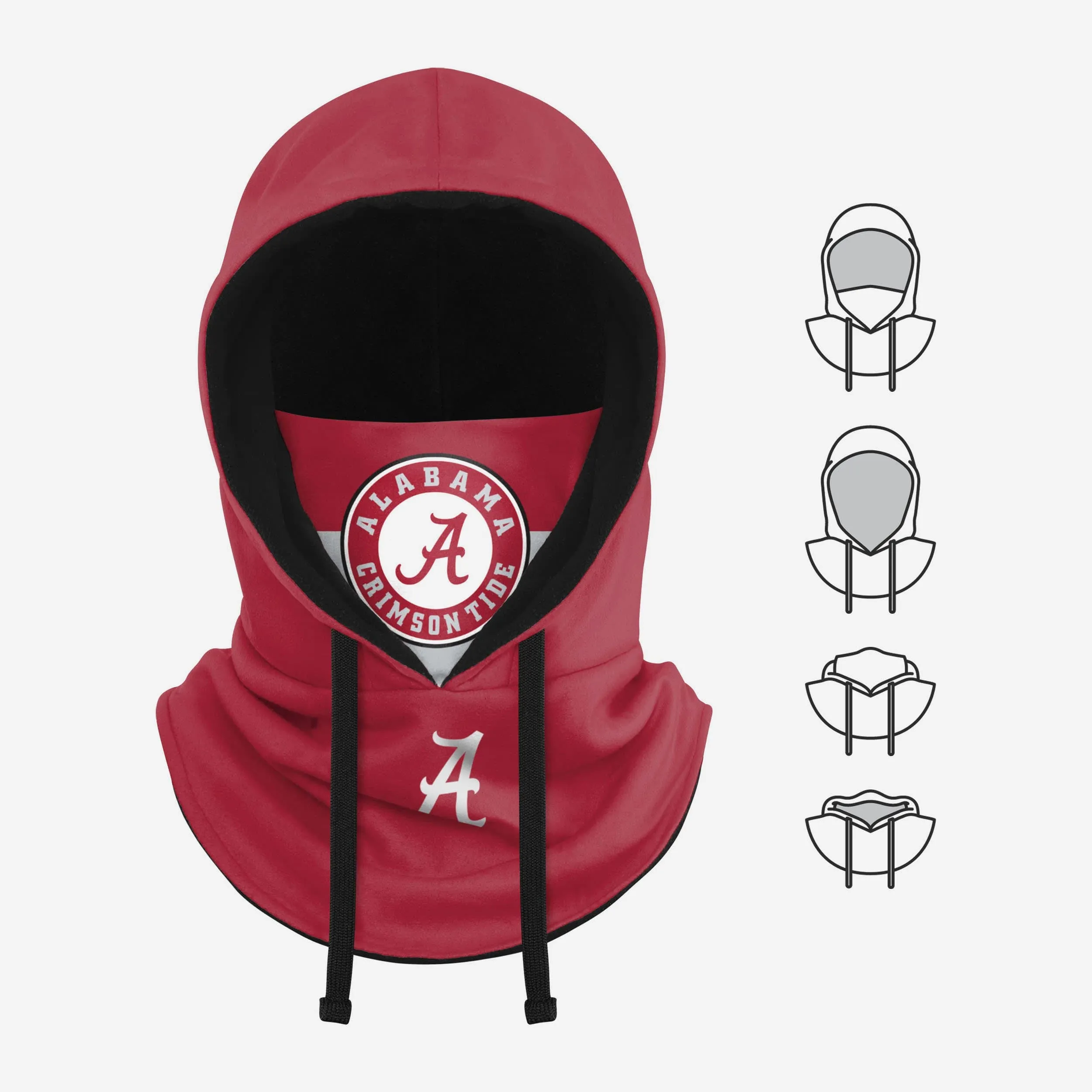 Alabama Crimson Tide Drawstring Hooded Gaiter