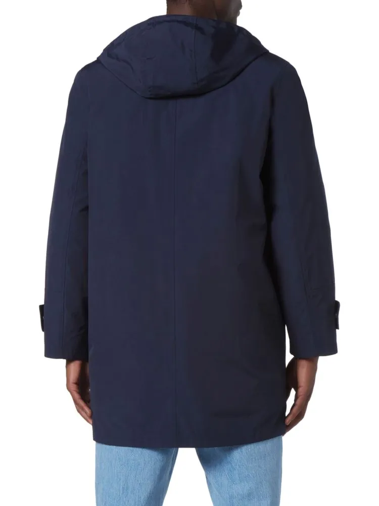 Andrew Marc Tucker Parka with Hood, Black