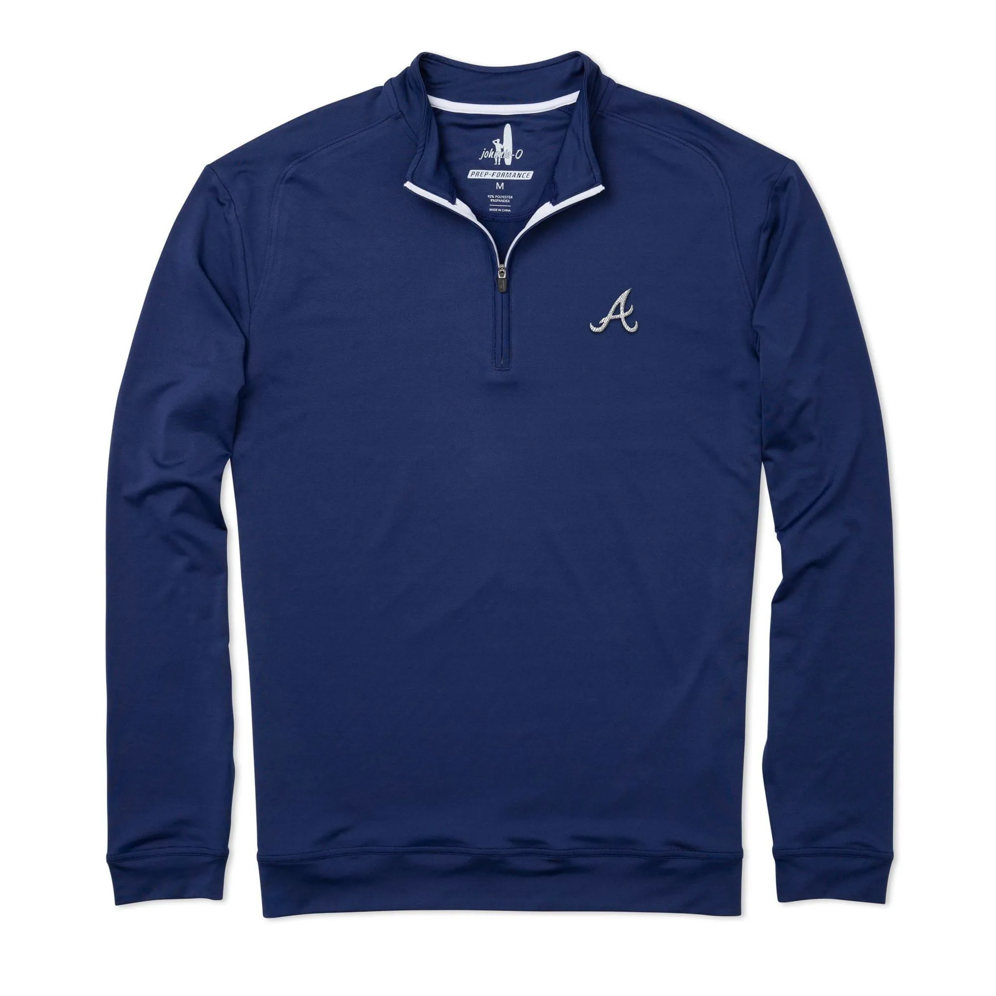 Atlanta Braves Flex PREP-FORMANCE 1/4 Zip Pullover