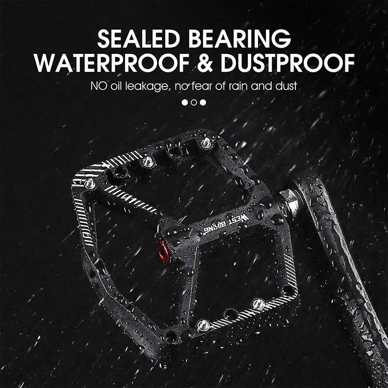 Bicycle Pedal Anti-slip Ultralight Nylon MTB Mountain Bike Pedal Sealed Bearings Pedals Bicycle Accessories Parts