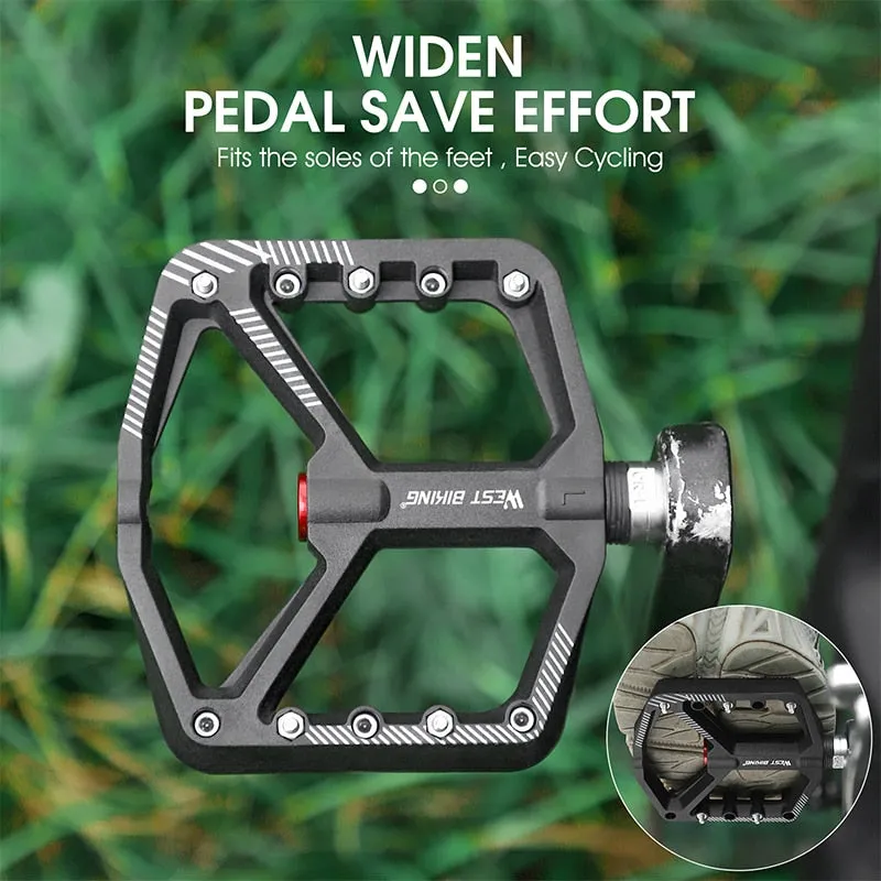 Bicycle Pedal Anti-slip Ultralight Nylon MTB Mountain Bike Pedal Sealed Bearings Pedals Bicycle Accessories Parts