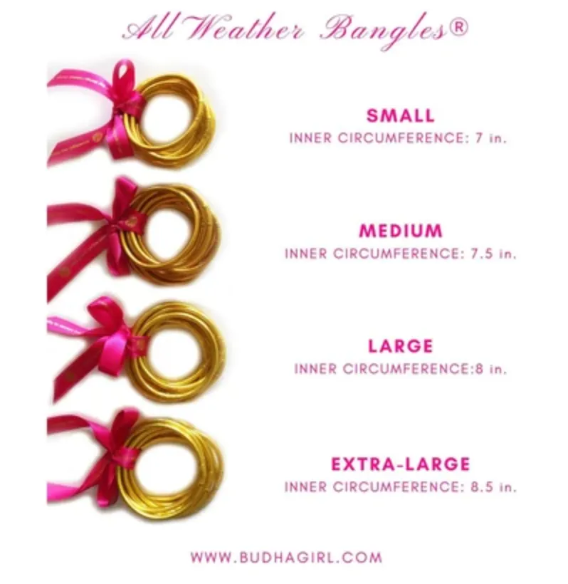 BuDhaGirl Ivory Three Kings All Weather Set of 3 Bangles