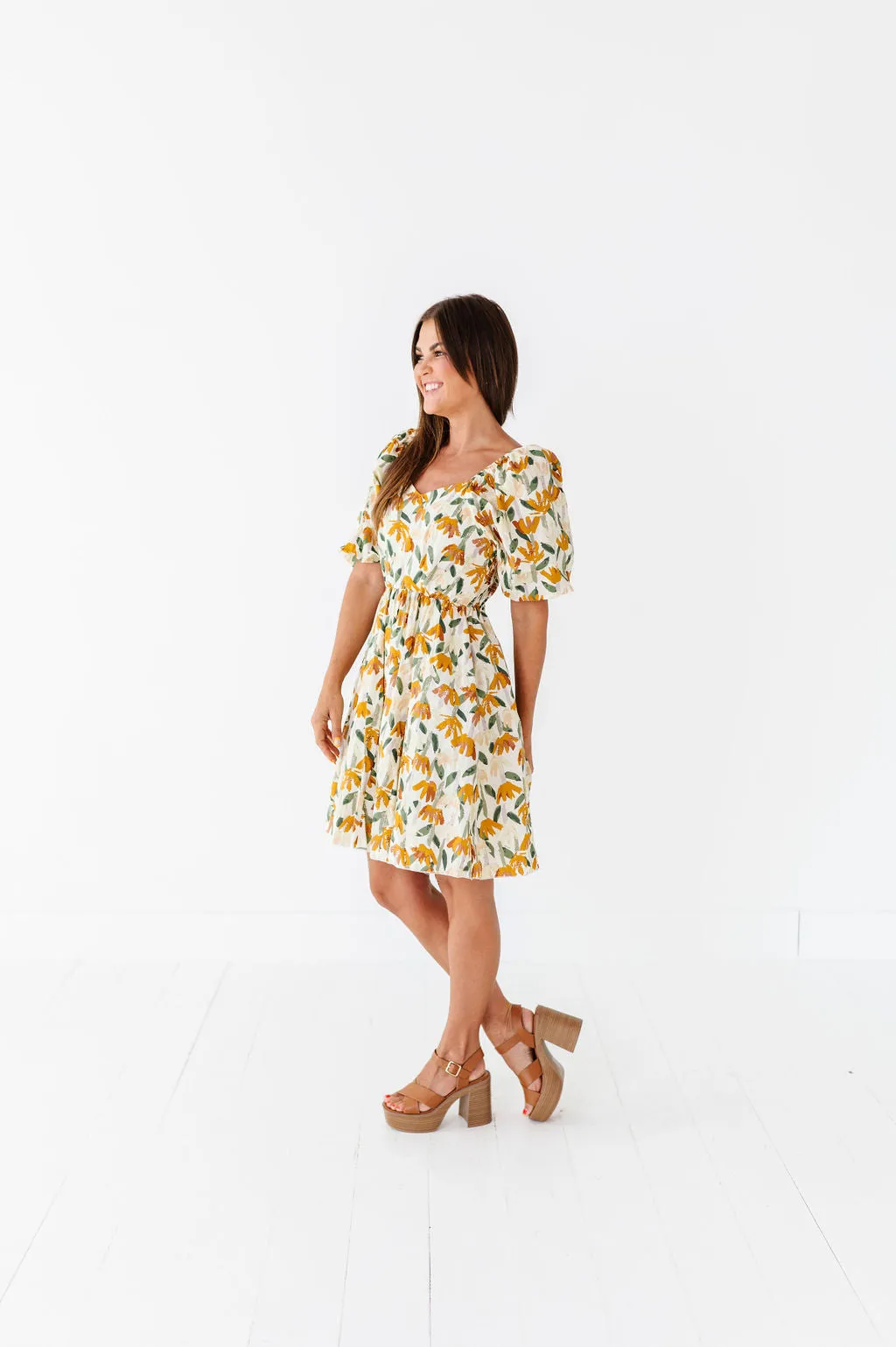 Cassia Floral Dress
