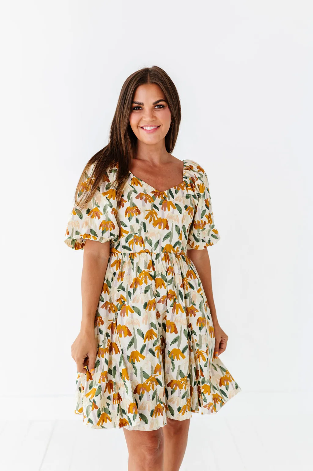 Cassia Floral Dress