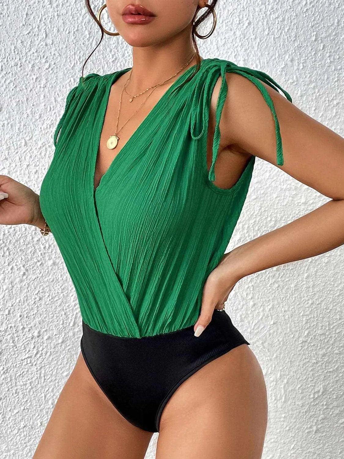 Chic sheer detail bodysuit