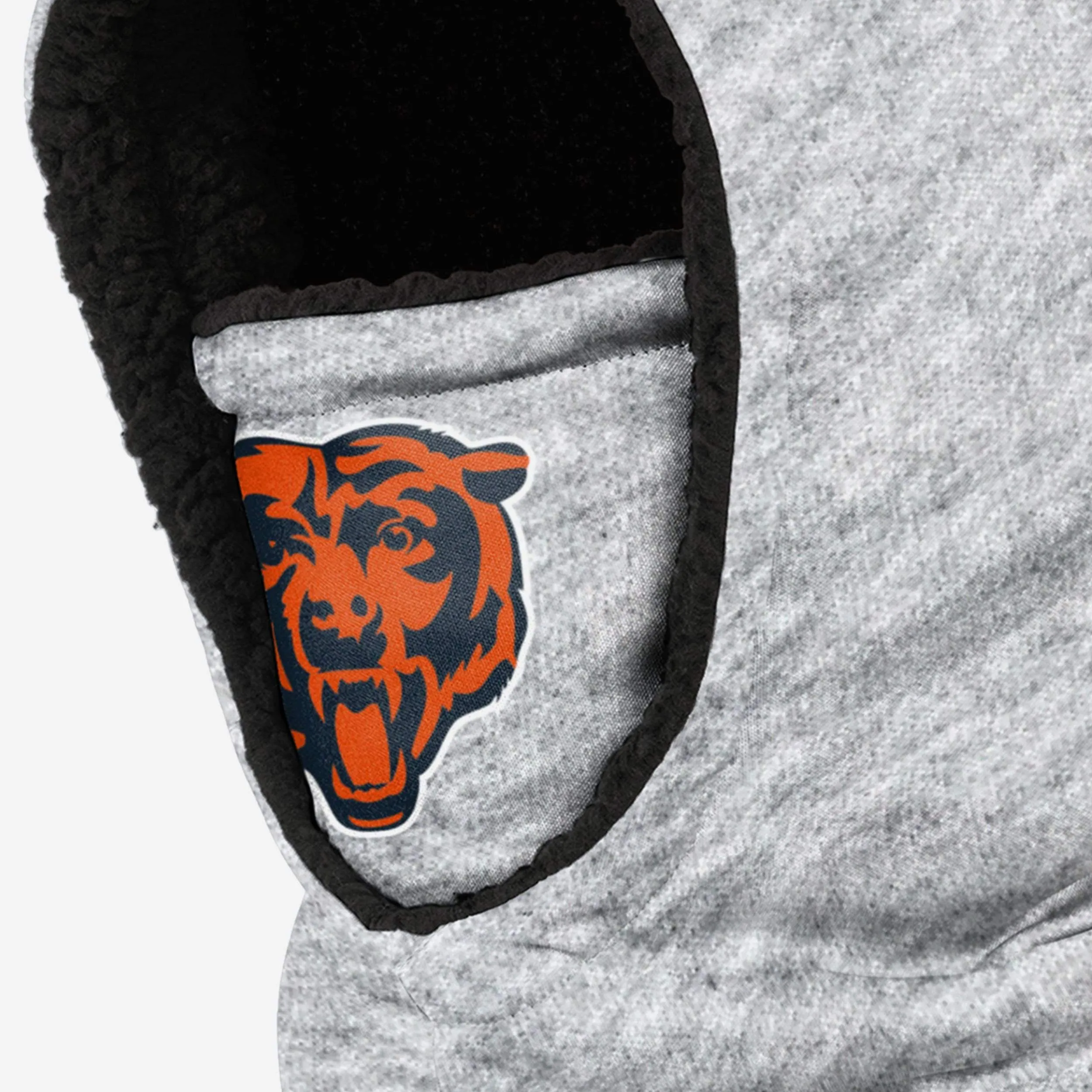Chicago Bears Heather Grey Big Logo Hooded Gaiter
