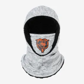 Chicago Bears Heather Grey Big Logo Hooded Gaiter