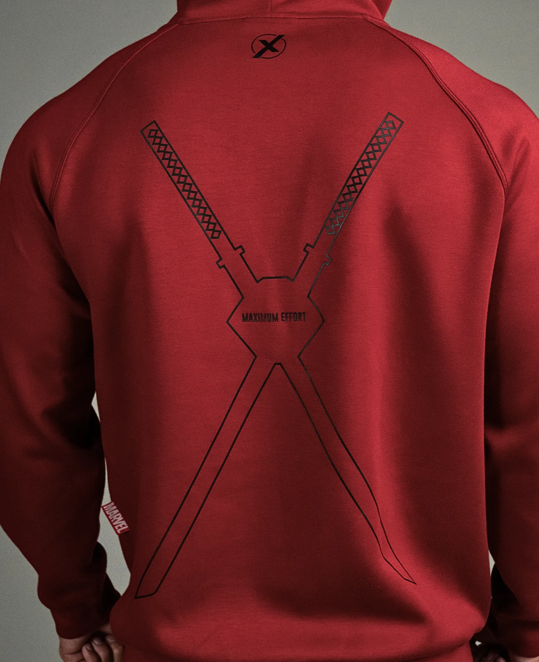 DEADPOOL Maximum Effort Pullover - Red