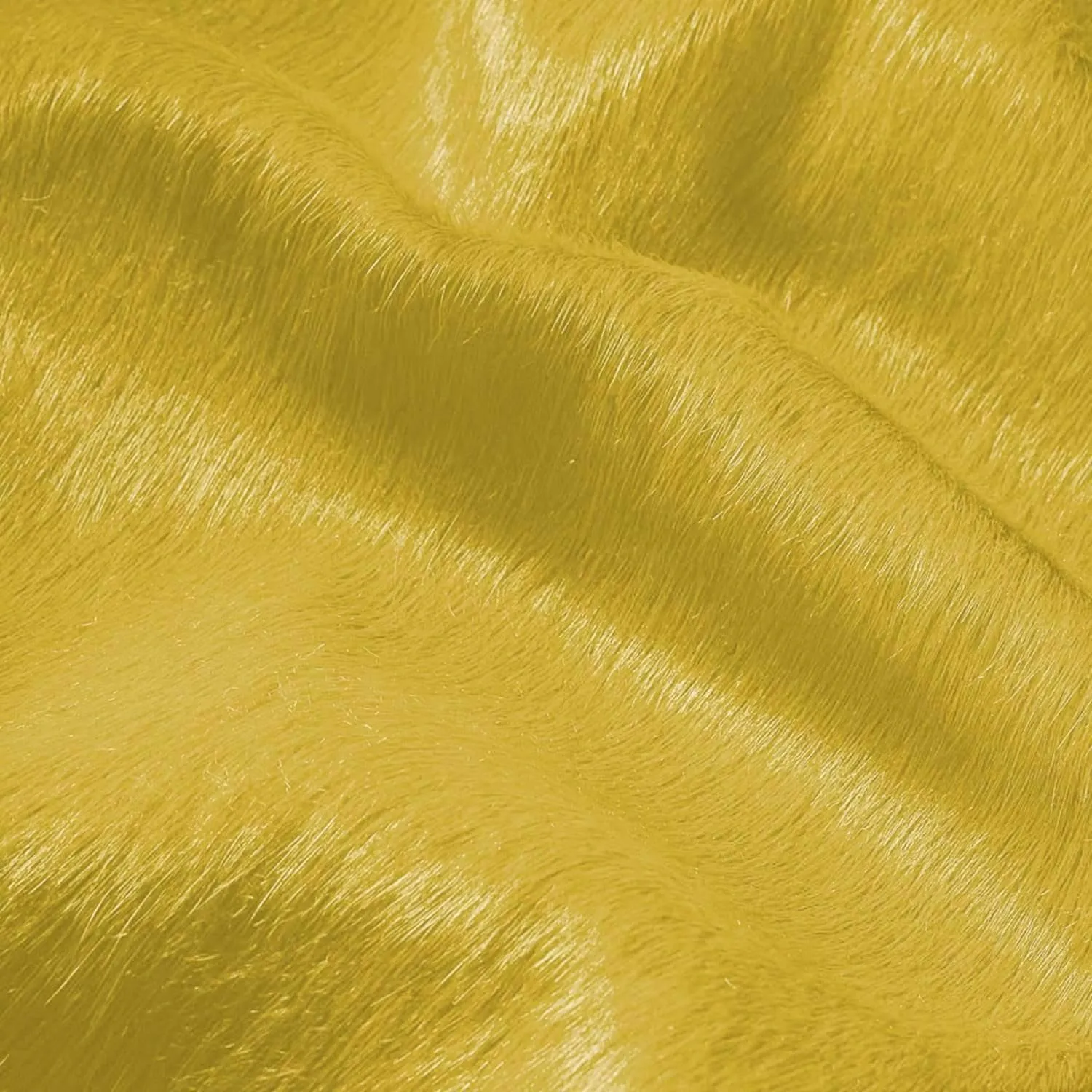 Dyed Yellow Cowhide Rug