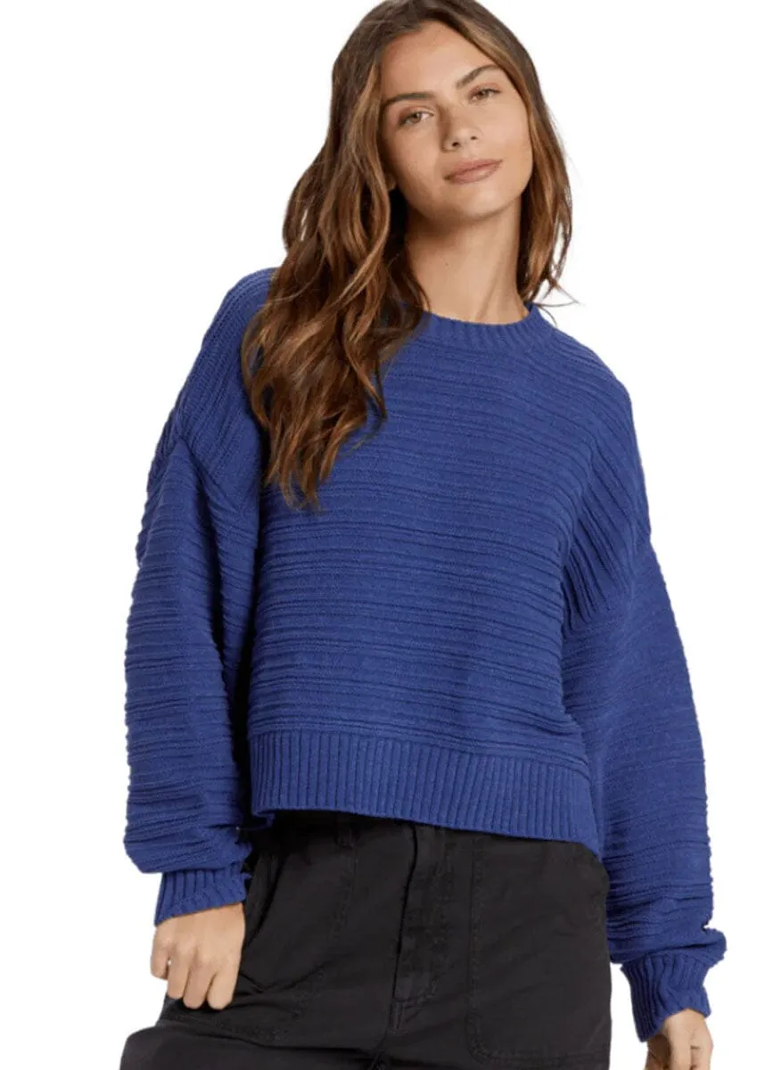 Evie Pullover Sweater - I Sea Indigo