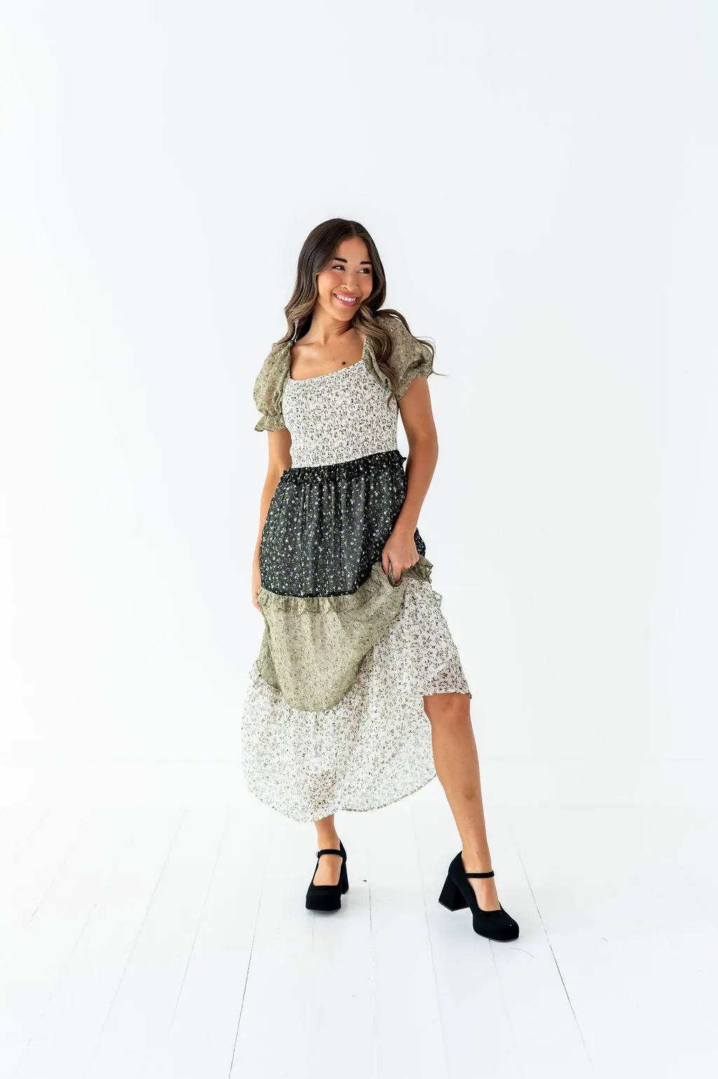 Flora Tiered Dress