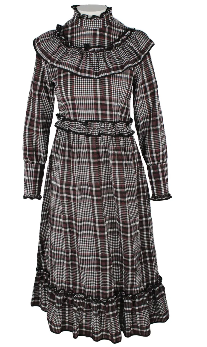 Ganni Plaid Dress | 38