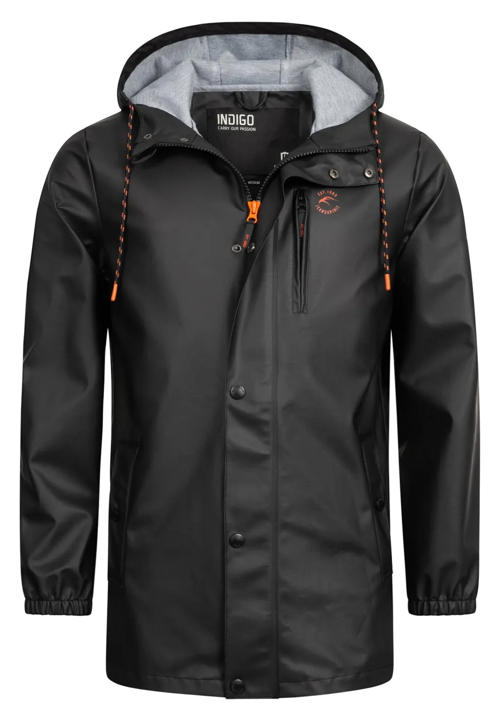 Indicode parka, black