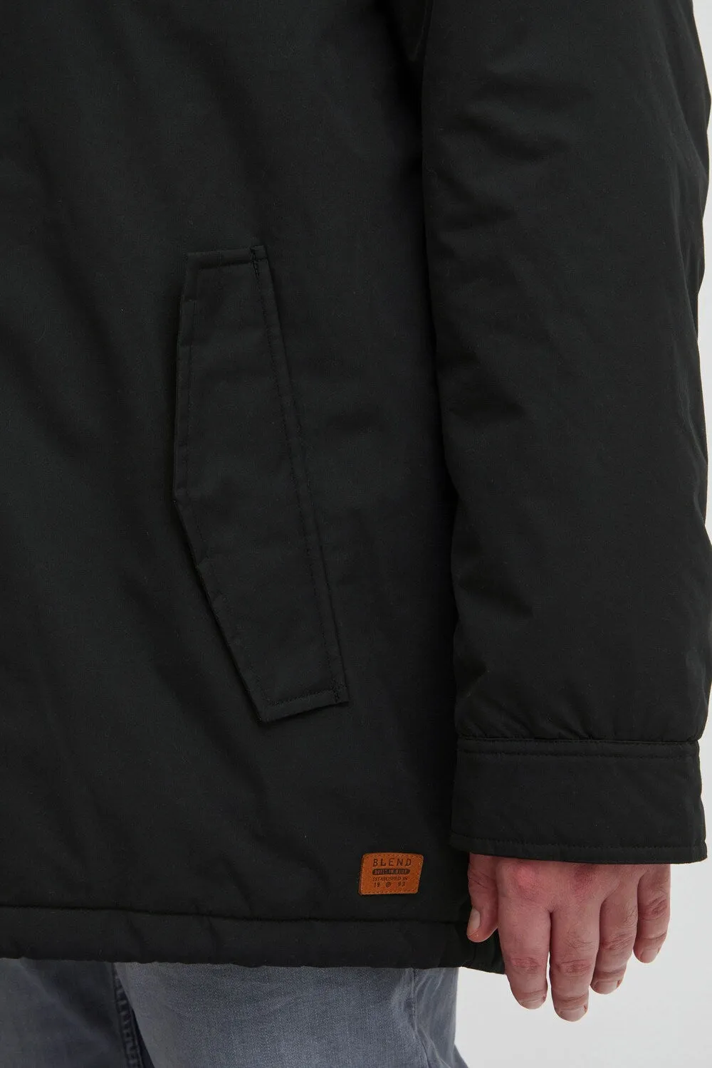 Interseasonal parka BLEND Sergius, black