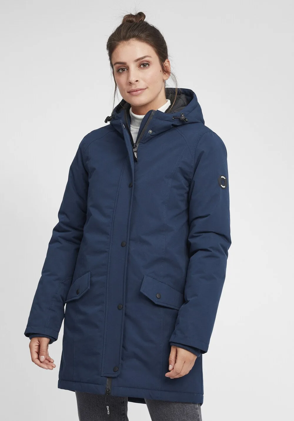 Interseasonal parka Oxmo Tamila, dark blue