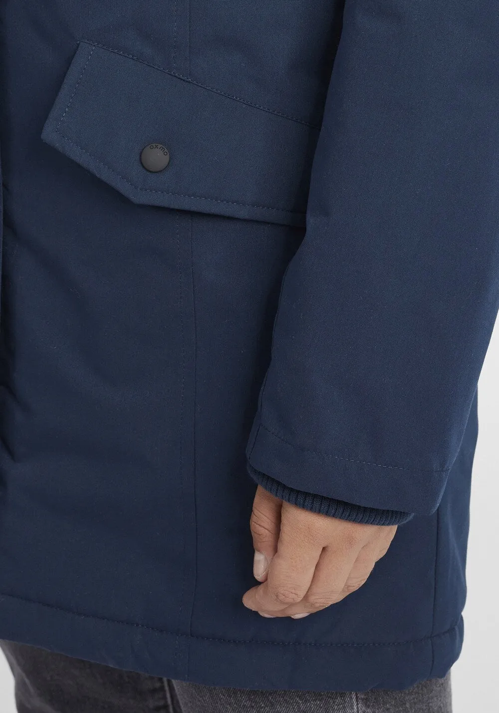 Interseasonal parka Oxmo Tamila, dark blue