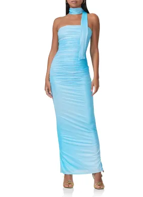 Ira Metallic Dress - Bluefish Ombre