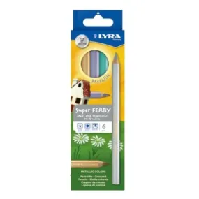 Lyra Super Ferby lacquared Metallic Colour Pencil Sets