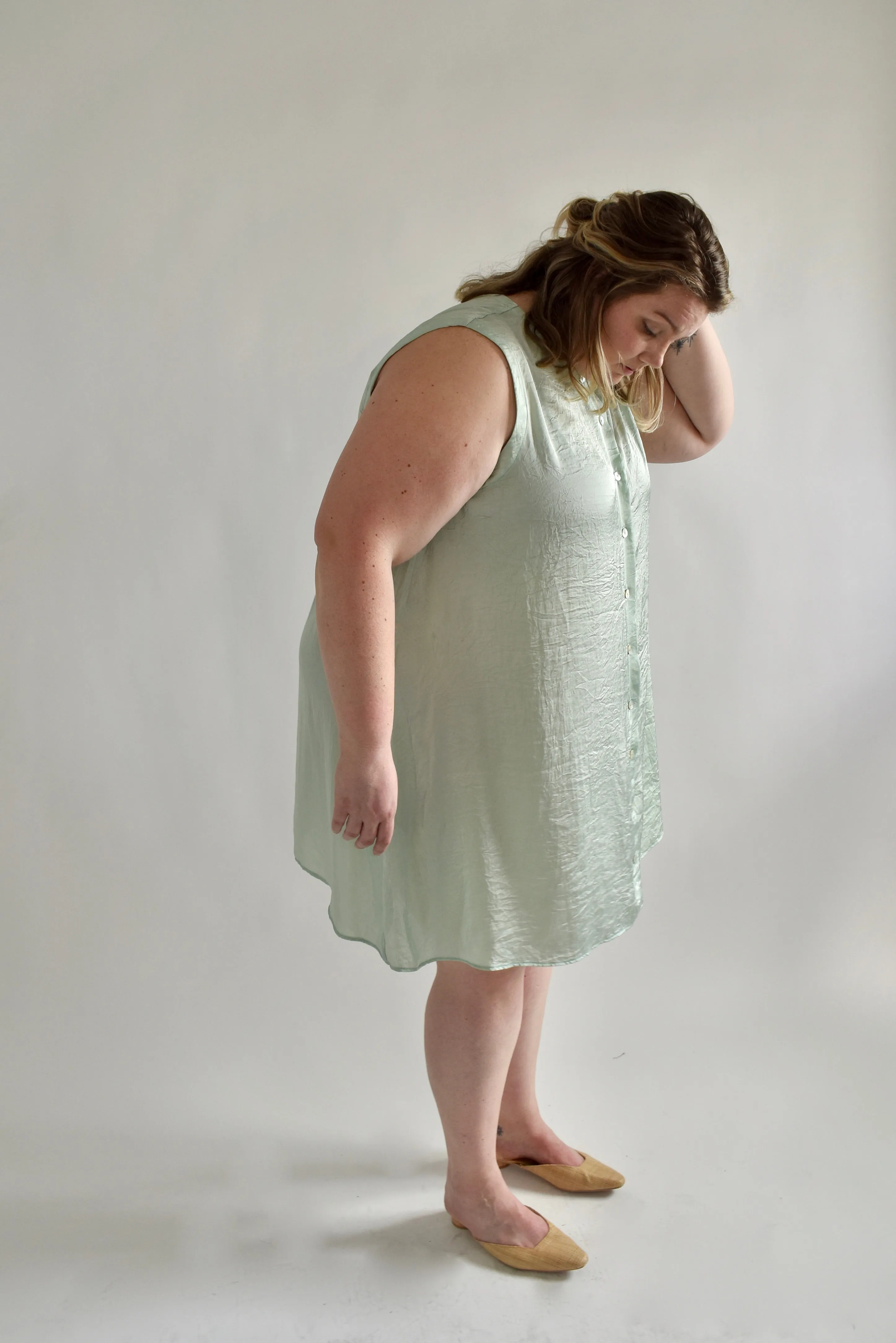 Mayra Dress in Seafoam