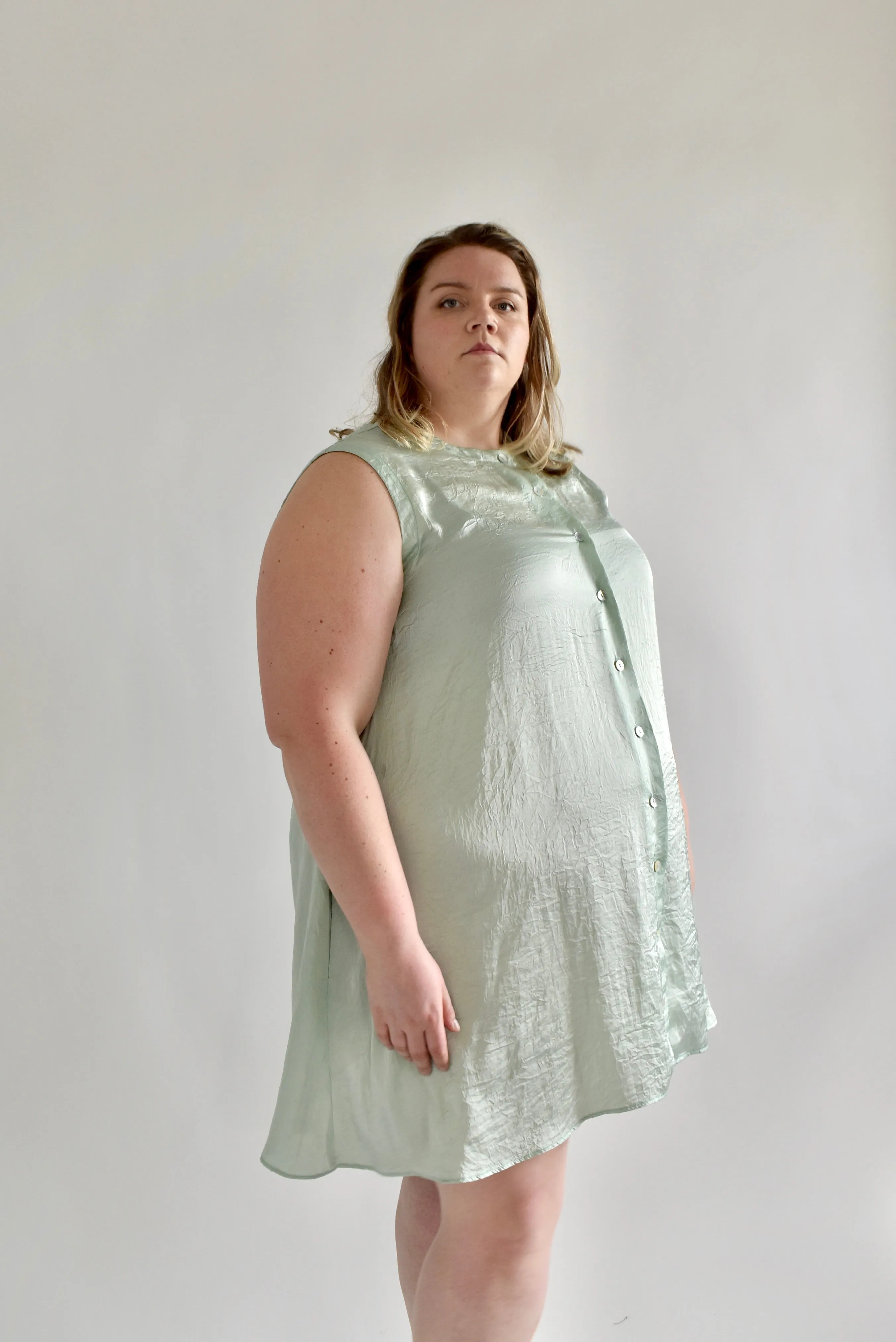 Mayra Dress in Seafoam