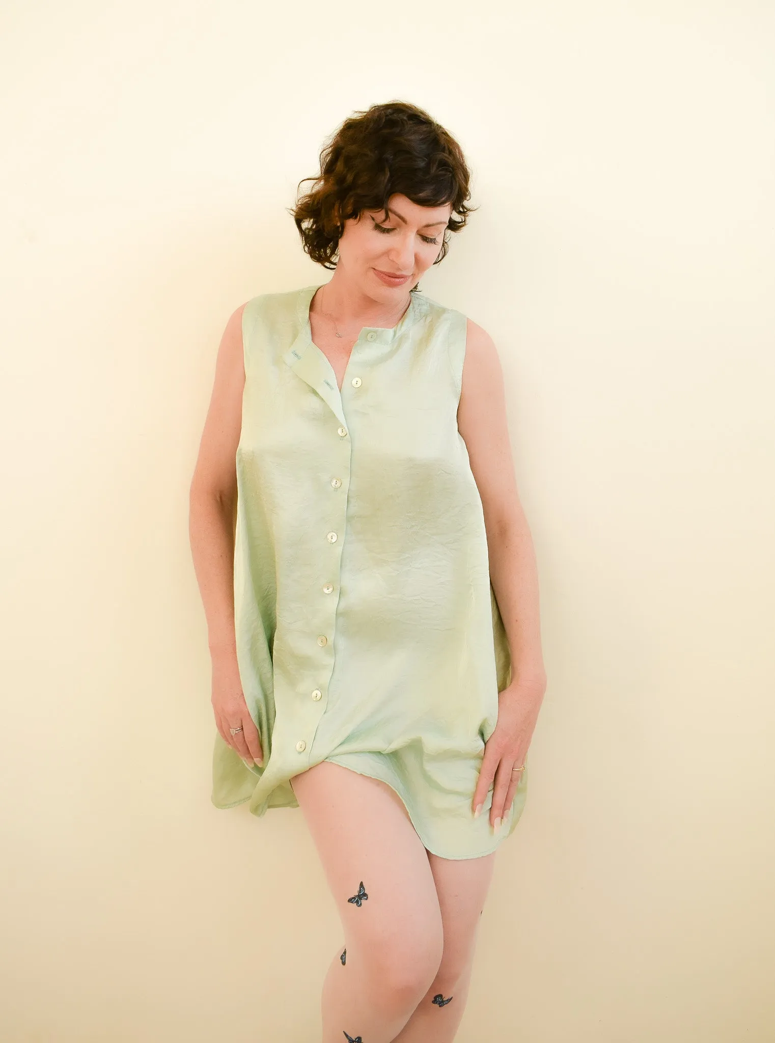 Mayra Dress in Seafoam