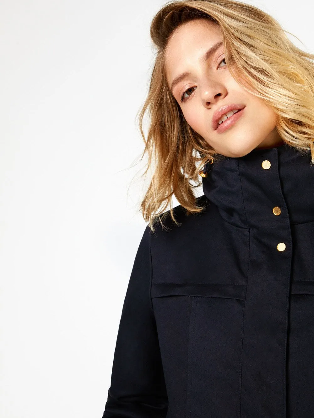 Modström off-season parka, naval
