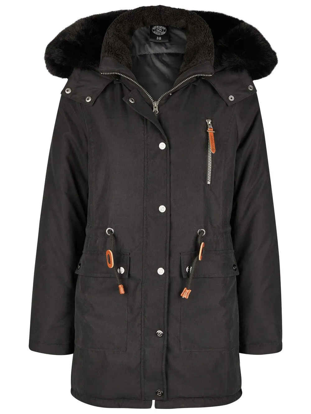 Navigazione off-season parka, black