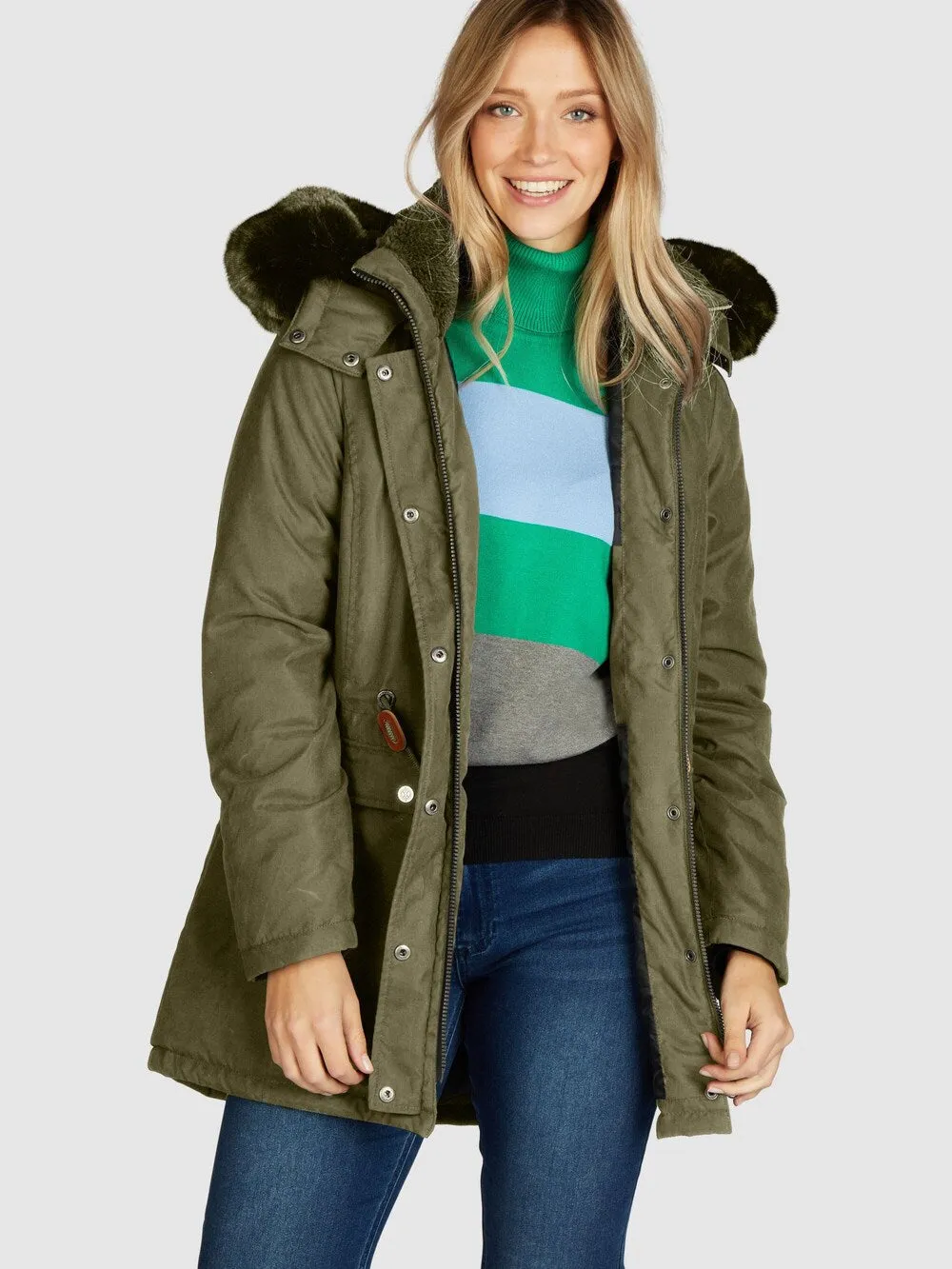 Navigazione off-season parka, green