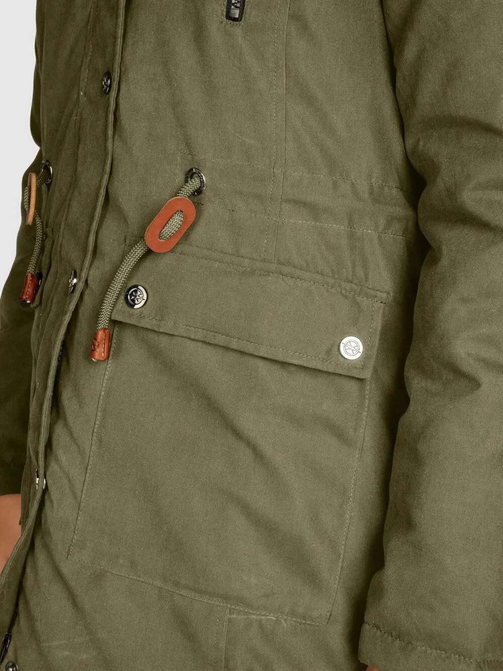 Navigazione off-season parka, green