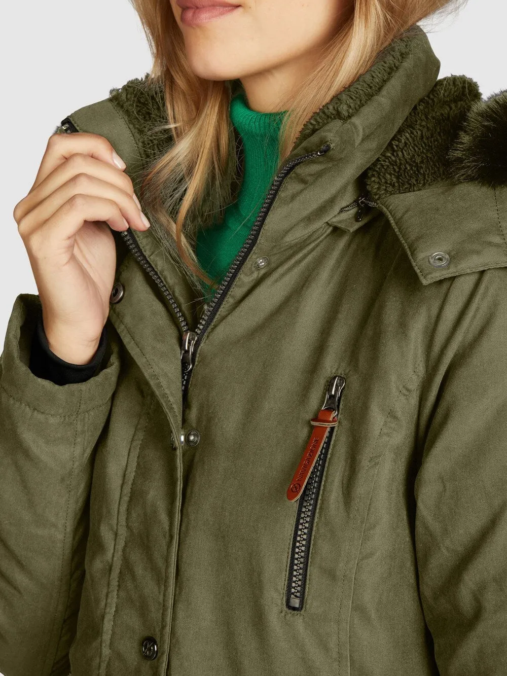Navigazione off-season parka, green