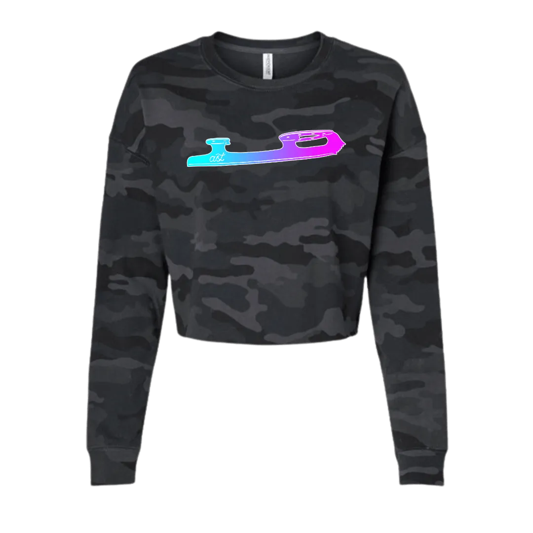 Ombre Blade Camo Women's Sweatshirt - M
