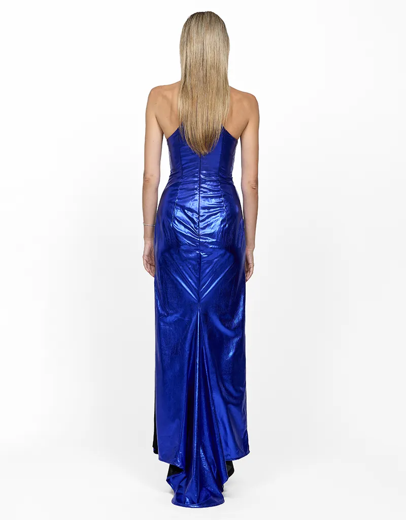 SAMPLE IZARA HALTER MAXI DRESS SAMPLE BL63D24L