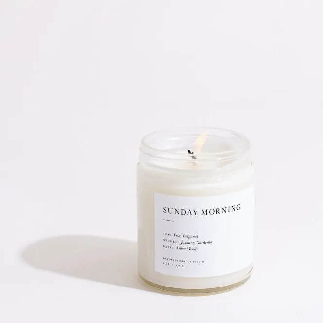 Sunday Morning Minimalist Candle