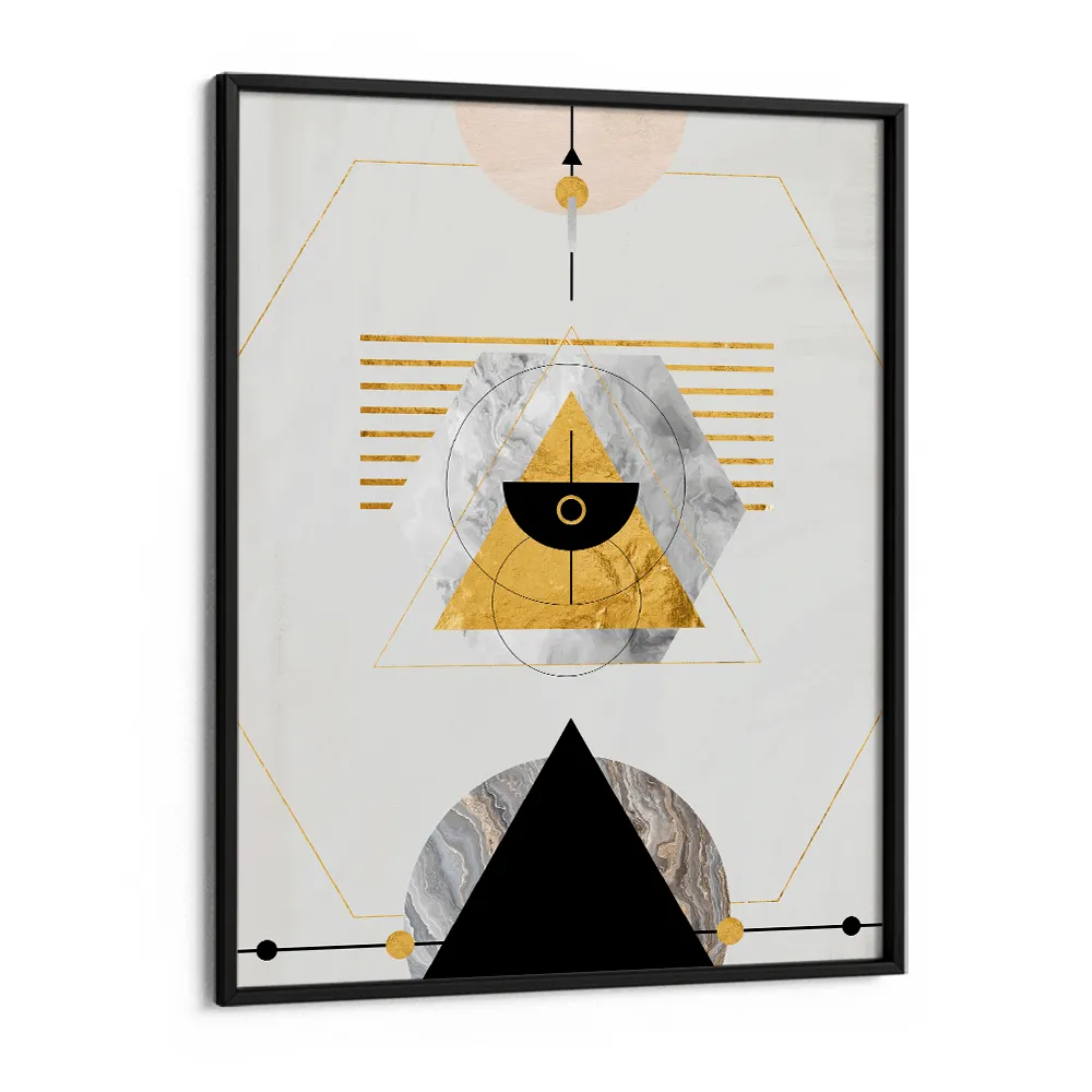 Trippy Geometry Abstract Painting