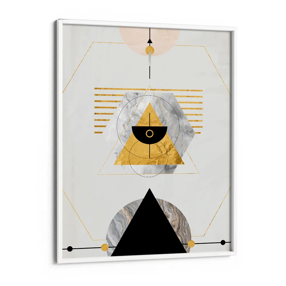 Trippy Geometry Abstract Painting