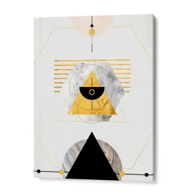Trippy Geometry Abstract Painting