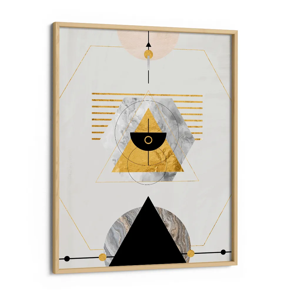 Trippy Geometry Abstract Painting