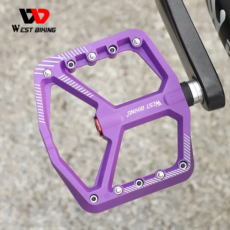Ultralight Nylon Bicycle Pedals DU Sealed Bearings MTB Road BMX Pedals Non-Slip Waterproof Bike Part Flat Pedals