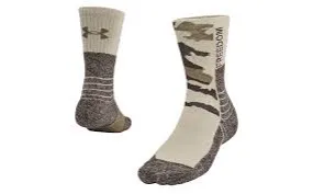 UNDER ARMOUR ALL WEATHER FREEDOM WOOL CREW SOCKS