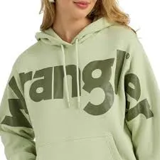 Wrangler Women's Mint Green Hoodie